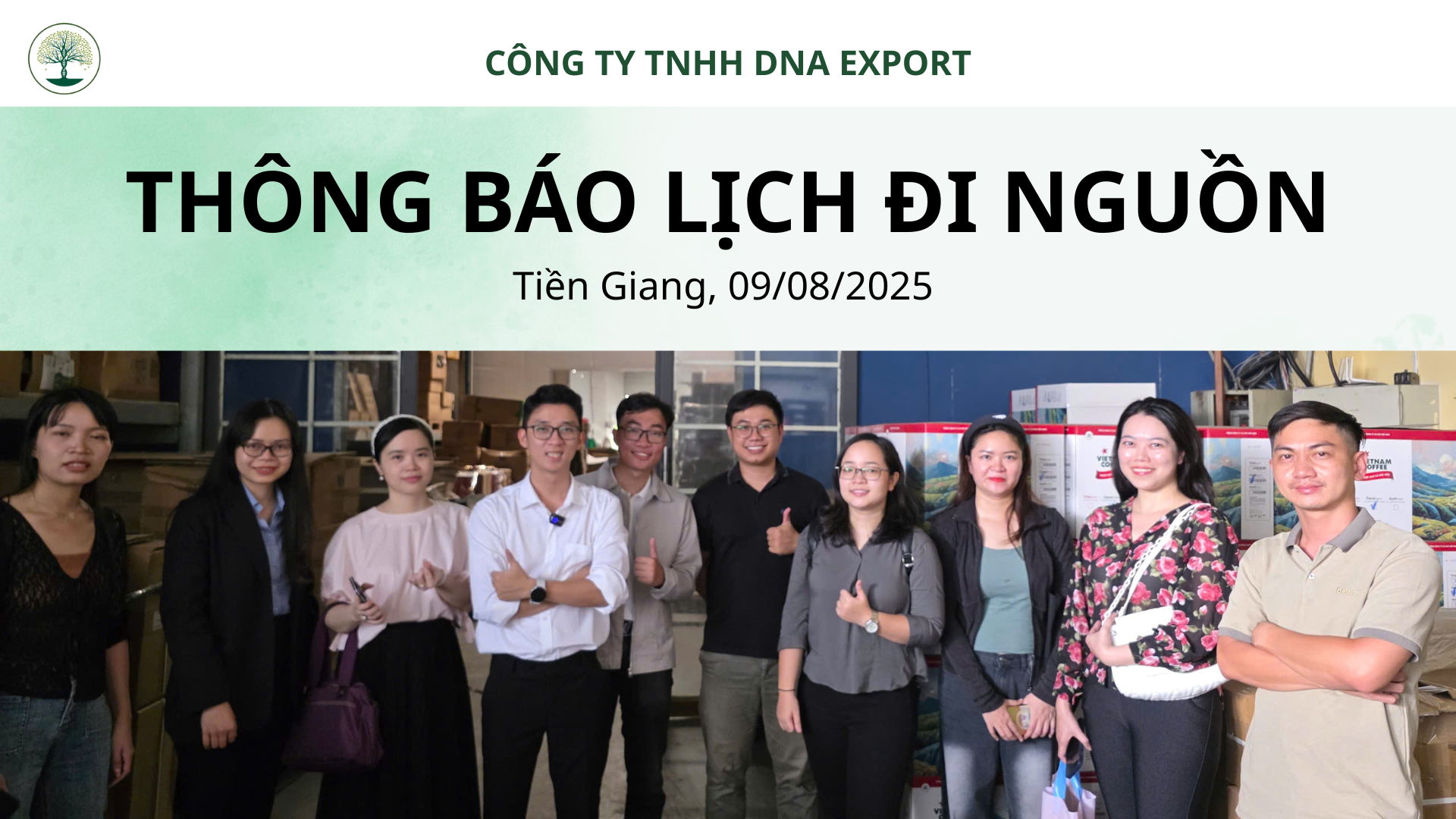 [THÔNG BÁO] LỊCH ĐI NGUỒN THỰC TẾ LONG NHÃN TIỀN GIANG